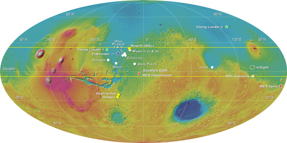  المركبة الفضائية شياباريلي تبحث عن علامات الحياة على  المريخ صورة رقم 3
