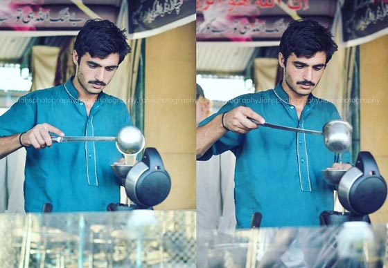 هكذا تحول بائع شاي باكستاني إلى عارض أزياء بفضل صورة واحدة! صورة رقم 5