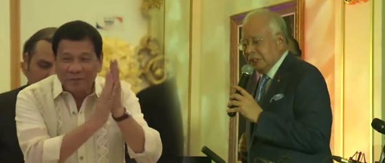 بالفيديو.. الرئيس الفلبيني ورئيس وزراء ماليزيا يرقصان ويغنيان صورة رقم 5