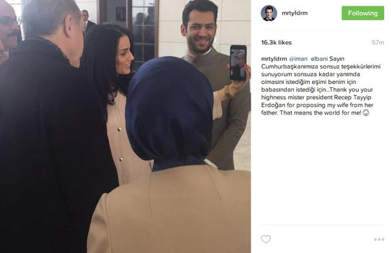  النجم التركي الشهير مراد يلدريم يتزوج من ملكة جمال المغرب صورة رقم 2