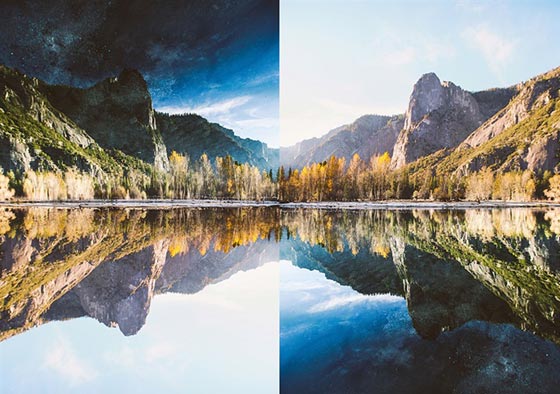 فنان يقلب صورة لمشهد من الطبيعة فتظهر اكثر جمالا من الحقيقة صورة رقم 3