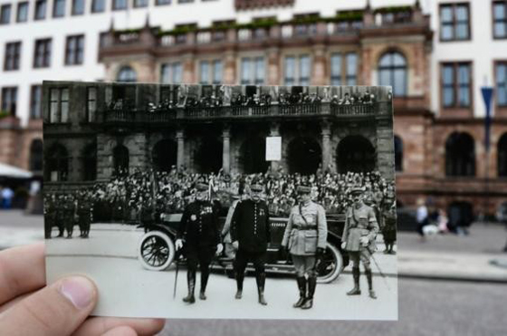 صور نادرة توثق التاريخ بين الماضي والحاضر في المانيا صورة رقم 2