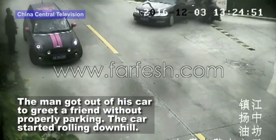 فيديو مثير.. غرق سيارة بالنهر بسبب اهمال سائق  صورة رقم 4