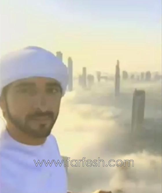 لقطات مدهشة من فوق الغيوم لولي عهد دبي صورة رقم 1
