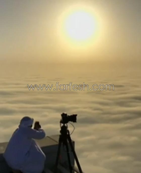 لقطات مدهشة من فوق الغيوم لولي عهد دبي صورة رقم 3
