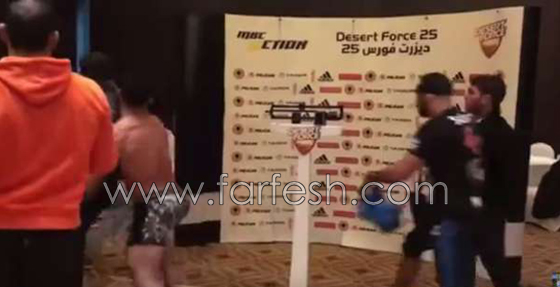  فيديو صادم: مصارعين مصري وسعودي في اشتباك عنيف قبل المباراة! صورة رقم 2