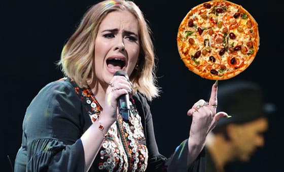 نشطاء التوصل الاجتماعي يسخرون من اديل لتخليها عن اكل البيتزا صورة رقم 6