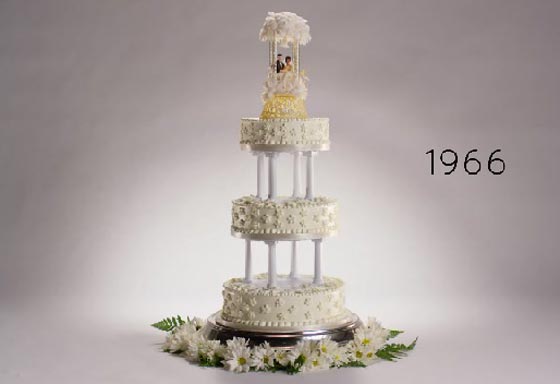 هكذا تطورت كعكة الزفاف خلال الـ100 عام الاخيرة.. فيديو صورة رقم 6
