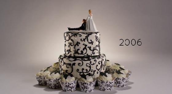 هكذا تطورت كعكة الزفاف خلال الـ100 عام الاخيرة.. فيديو صورة رقم 9