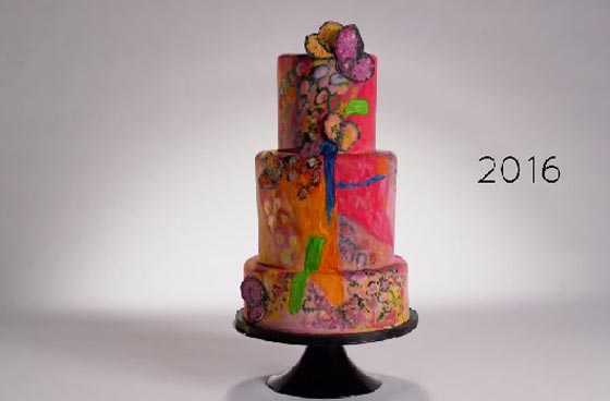 هكذا تطورت كعكة الزفاف خلال الـ100 عام الاخيرة.. فيديو صورة رقم 10