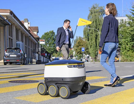 سويسرا تختبر قدرة الروبوتات على ايصال طرود الادوية والطعام صورة رقم 4