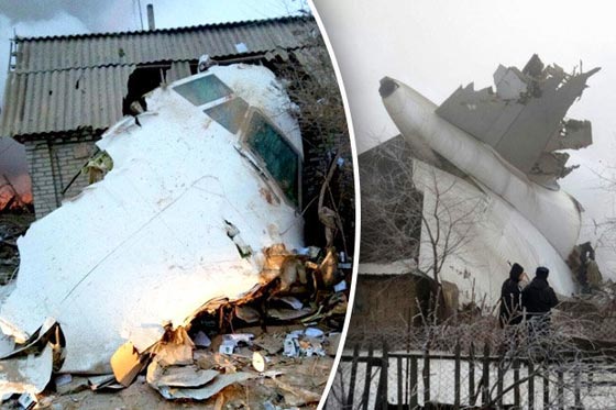 تحطم طائرة نقل تركية في حي سكني بقرغزستان ومقتل 32 شخصا.. فيديو صورة رقم 12