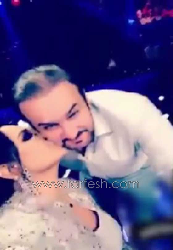 فيديو احلام وزوجها يتبادلان القبلات في عرب ايدول صورة رقم 1