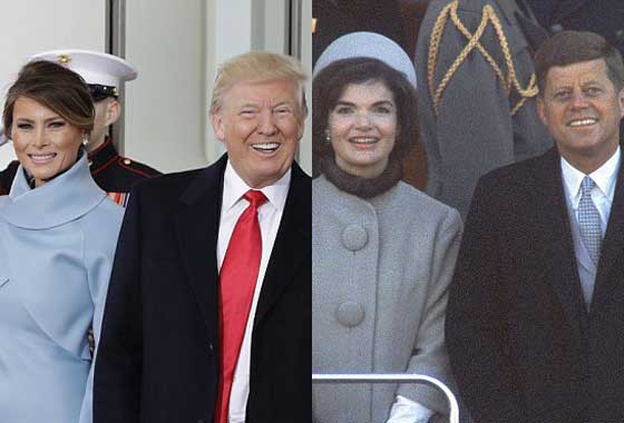 ميلانيا ترامب تستحضر جاكلين كينيدي بمعطف يحمل مسحة الستينيات صورة رقم 1