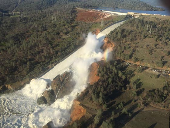 اكبر سد بشمال كاليفورنيا على وشك الانهيار واجلاء 162 الف مواطن صورة رقم 16
