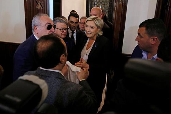 المرشحة اليمين بفرنسا تمتنع عن لقاء مفتي بيروت لفرض الحجاب عليها! صورة رقم 1