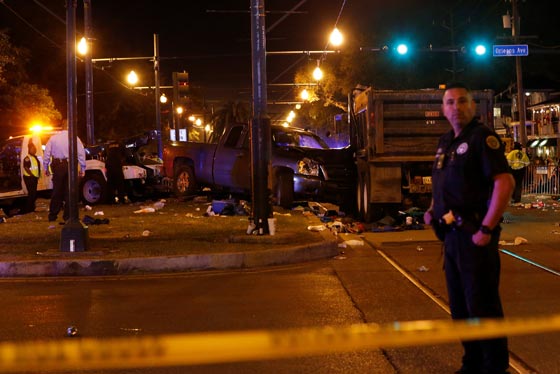 ارتفاع ضحايا حادث الدهس في نيو أورلينز الى 28.. والسائق 