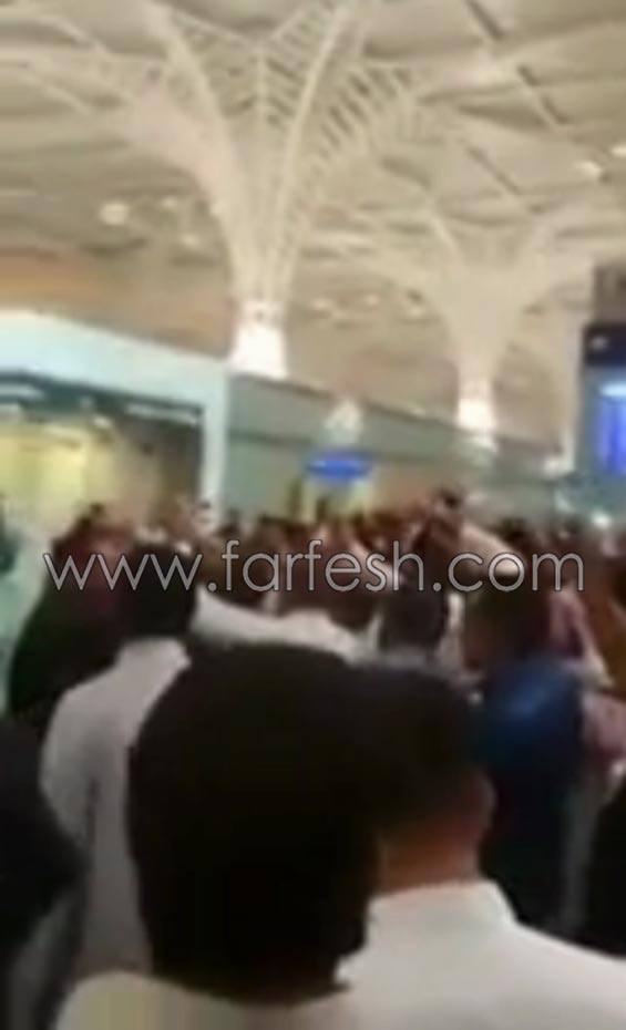 اعتقال عروسين مصريين بعد تحويل صالة الوصول بالمطار الى قاعة افراح صورة رقم 8
