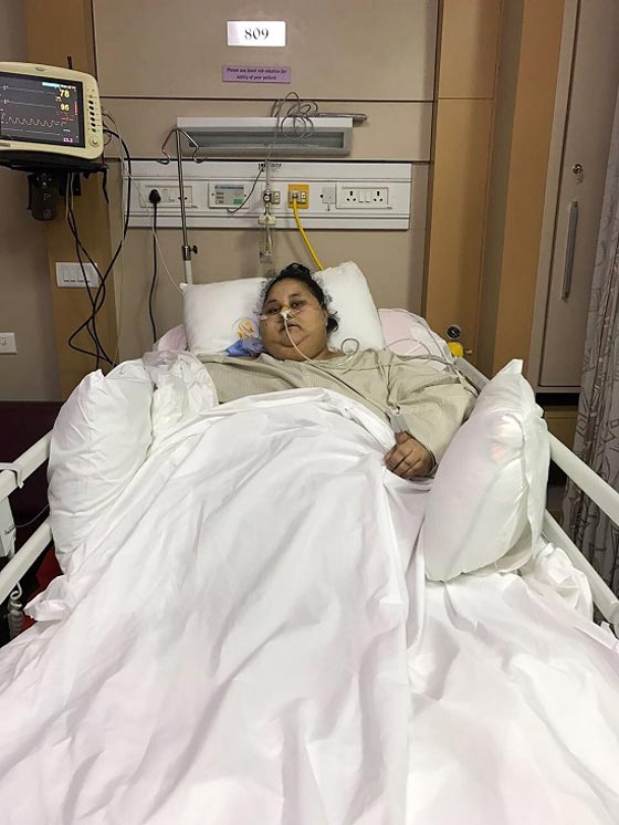 فيديو جديد: ايمان احمد المصرية اثقل امرأة في العالم تتعافى بعد ان خسرت نصف وزنها صورة رقم 3
