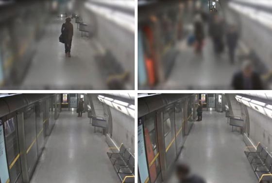  فيديو يرصد لحظة قيام شاب بترك حقيبة متفجرات داخل قطار! صورة رقم 1
