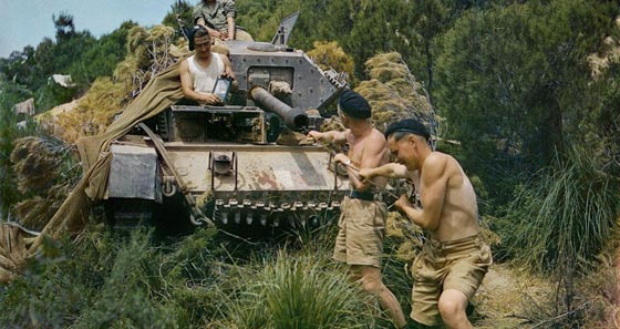 صور ملونة نادرة من الحرب العالمية الثانية الاكثر دموية في التاريخ صورة رقم 1