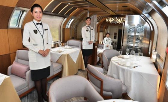 صور وفيديو افخر قطار في العالم يبدأ في اليابان وتذكرته 10 آلاف دولار! صورة رقم 19