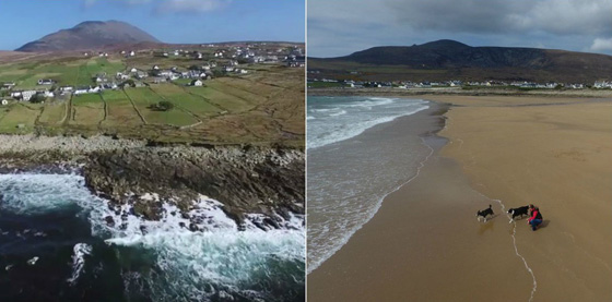 إيرلندا: شاطئ غمرته العواصف يعود الى الحياة بعد 30 عامًا من اختفائه صورة رقم 2