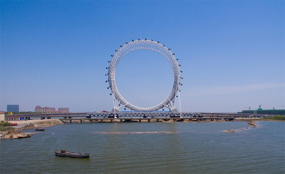 الصين تفتتح دولاب الهواء السياحي الضخم مزود بتلفاز وشبكة واي فاي صورة رقم 4