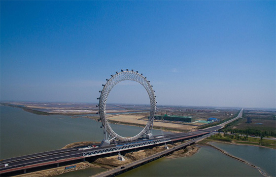 الصين تفتتح دولاب الهواء السياحي الضخم مزود بتلفاز وشبكة واي فاي صورة رقم 5
