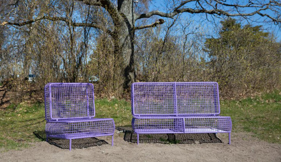 صور اغرب تصاميم المقاعد في الحدائق العامة صورة رقم 2