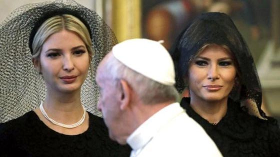 هذا هو السر وراء ارتداء ميلانيا غطاء رأس وملابس سوداء في الفاتيكان صورة رقم 5