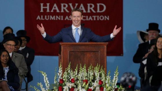 مؤسس فيسبوك لم يكمل دراسته في جامعة هارفارد يعود اليها محاضرا صورة رقم 1
