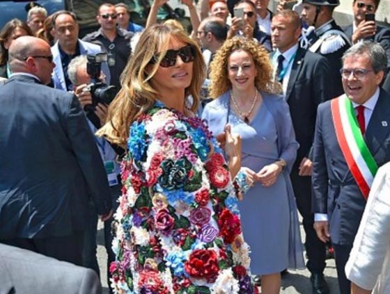 إيفانكا ترامب تتواضع وترتدي فستاناً رخيصا بعد ان اشترت ميلانيا جاكيت بـ51 ألف دولار  صورة رقم 11