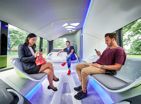 بالفيديو والصور.. مرسيدس تطلق حافلة المستقبل بتصميم مدهش صورة رقم 9