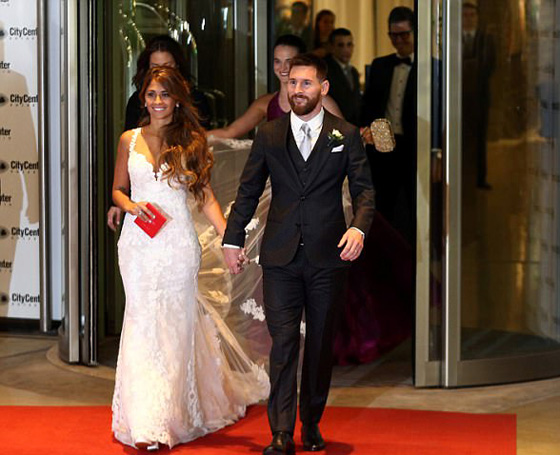 صور اولى من حفل زفاف نجم الكرة الارجنتيني ليونيل ميسي  صورة رقم 7