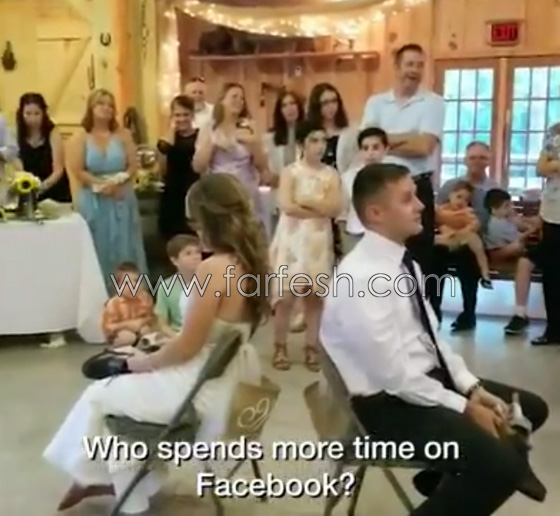 12 مليون شاهدوا العروسين وهما يلعبان معا في حفل زفافهما! فيديو صورة رقم 9