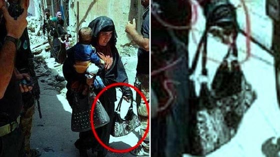 طفل حملته أمه (الداعشية) للتمويه وخدع الجنود ثم فجرت نفسها وقتلته صورة رقم 1