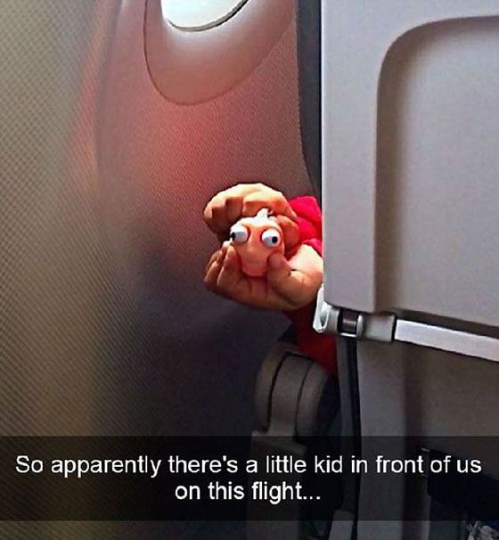 صور طريفة لمواقف محرجة لركاب على متن الطائرات صورة رقم 2