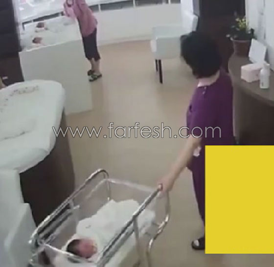 فيديو مروّع.. اهمال ممرضة يتسبب بسقوط طفل حديث الولادة صورة رقم 1