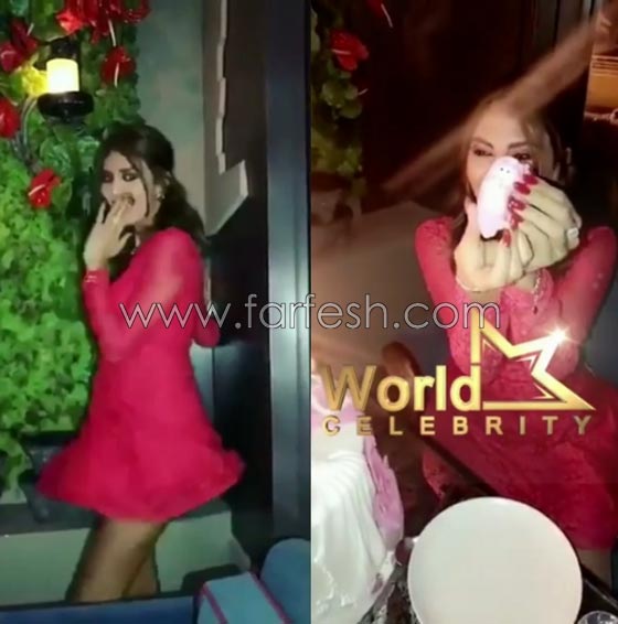 فيديو مريم حسين ترقص في يوم ميلادها وتقلد هيفاء وهبي..  صورة رقم 1