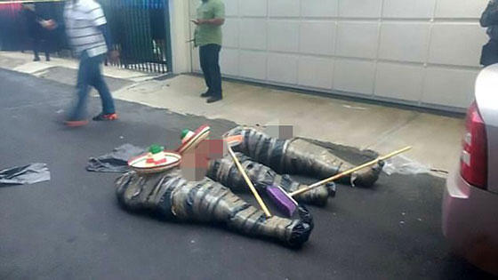 المكسيك: العثورعلى جثث عصابة ملتفة بشكل غريب صورة رقم 1