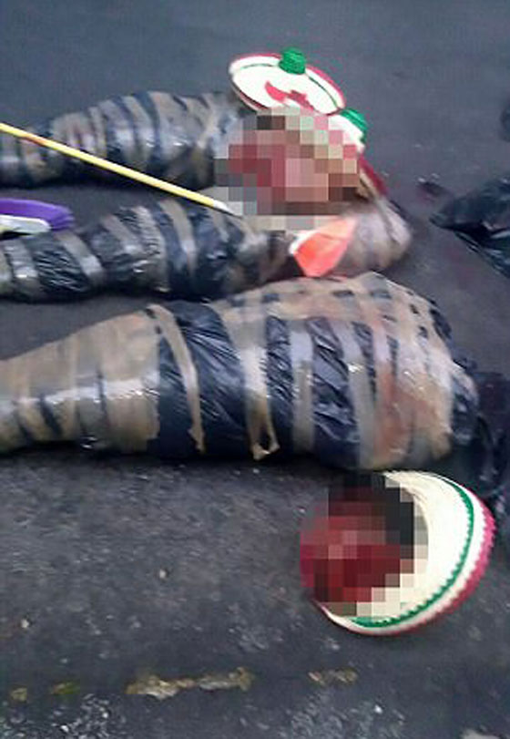 المكسيك: العثورعلى جثث عصابة ملتفة بشكل غريب صورة رقم 3