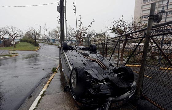 الإعصار ماريا يجتاح بورتوريكو والكاريبي فدمر المباني وقطع الكهرباء والجزيرة تستنجد! صورة رقم 8