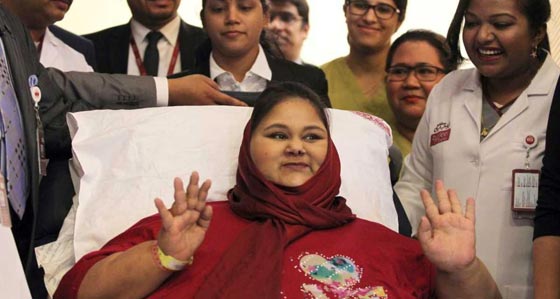 صدمة!! وفاة المصرية ايمان.. اسمن امرأة في العالم بمستشفى ابوظبي صورة رقم 5