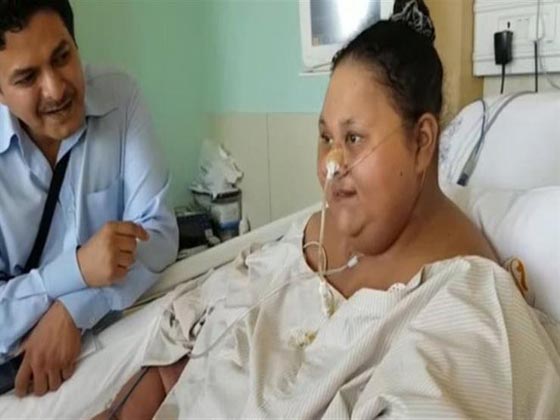 صدمة!! وفاة المصرية ايمان.. اسمن امرأة في العالم بمستشفى ابوظبي صورة رقم 2