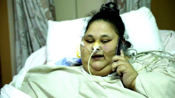 صدمة!! وفاة المصرية ايمان.. اسمن امرأة في العالم بمستشفى ابوظبي صورة رقم 1