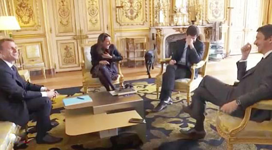 بالفيديو.. كلب  الرئيس الفرنسي يحرجه خلال اجتماعه بحكومته صورة رقم 4