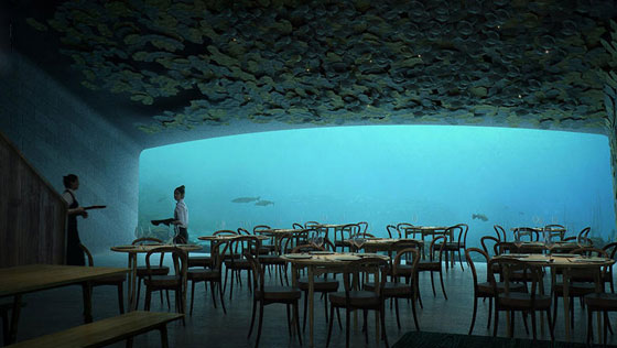 أول مطعم تحت الماء قريباً في أوروبا صورة رقم 2