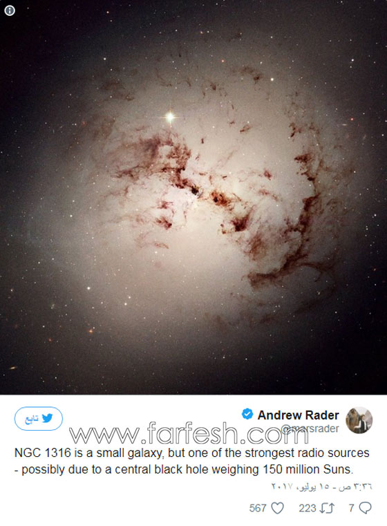 علماء فلكيون يكشفون صورا جديدة لمجرة وجه الله صورة رقم 1