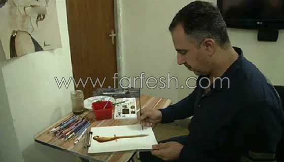 بالفيديو والصور.. رسام عراقي يبدع بلوحات فنية بالقهوة صورة رقم 1